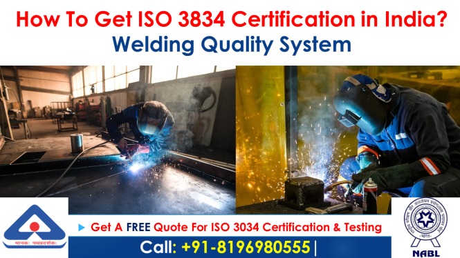 How to Get ISO 3834 Certification in India?